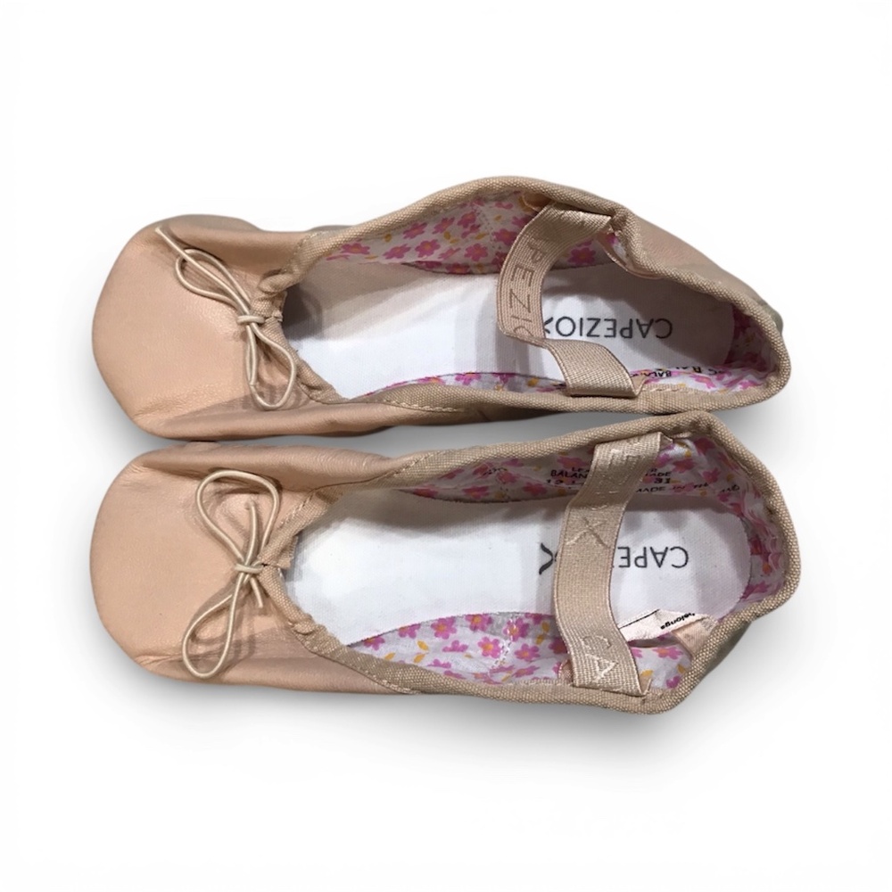 Capezio Daisy Ballet Shoe Child - 205C Full Sole Ballet Shoes - Size 12 1/2 W - Picture 4 of 9